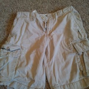 Dirty cargo shorts